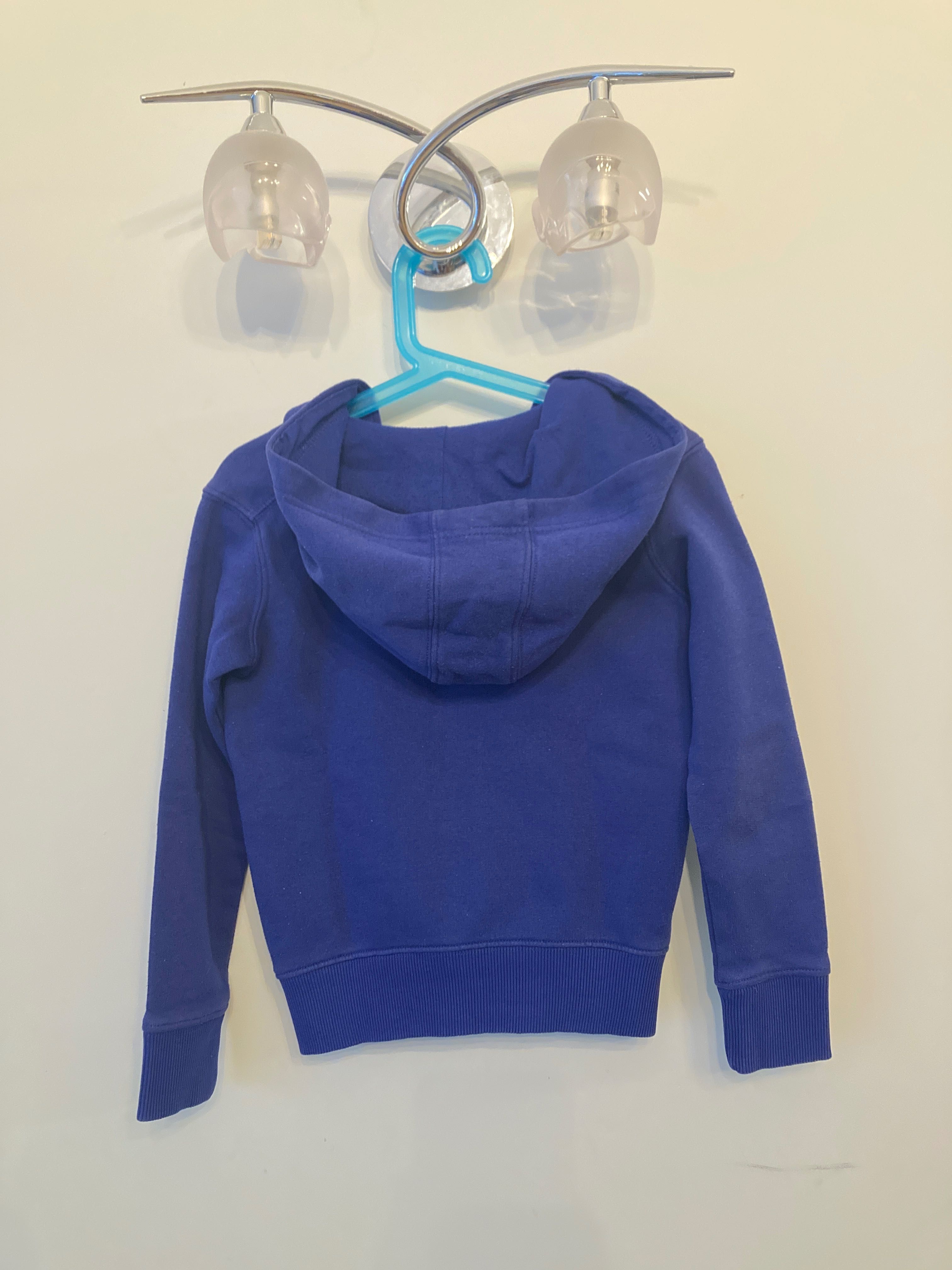 Bluza chabrowa 122 6 lat Adler Malfini Kids z kapturem i zamkiem