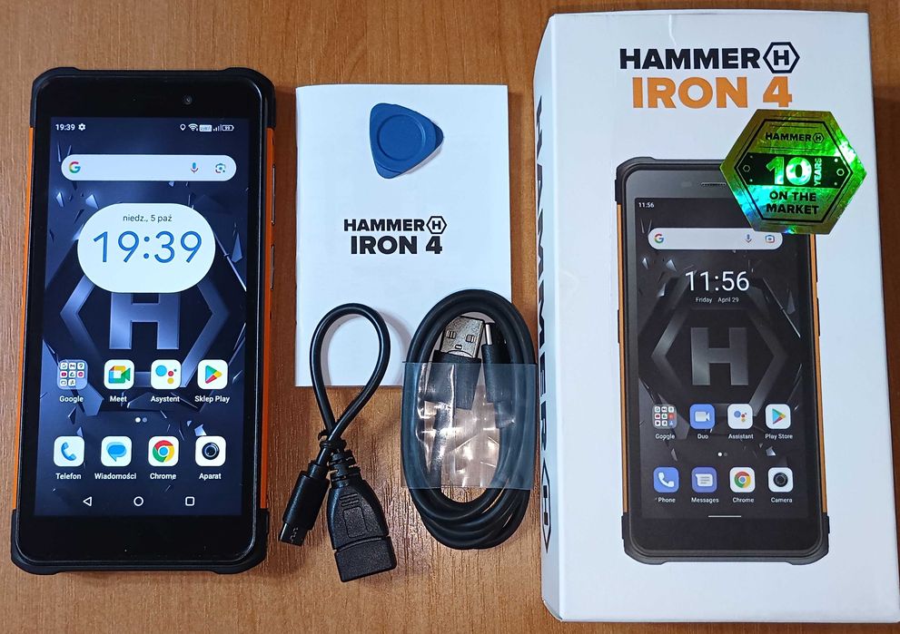 Hammer Iron 4 4GB/32GB Android 12 100% sprawny -ideał zestaw