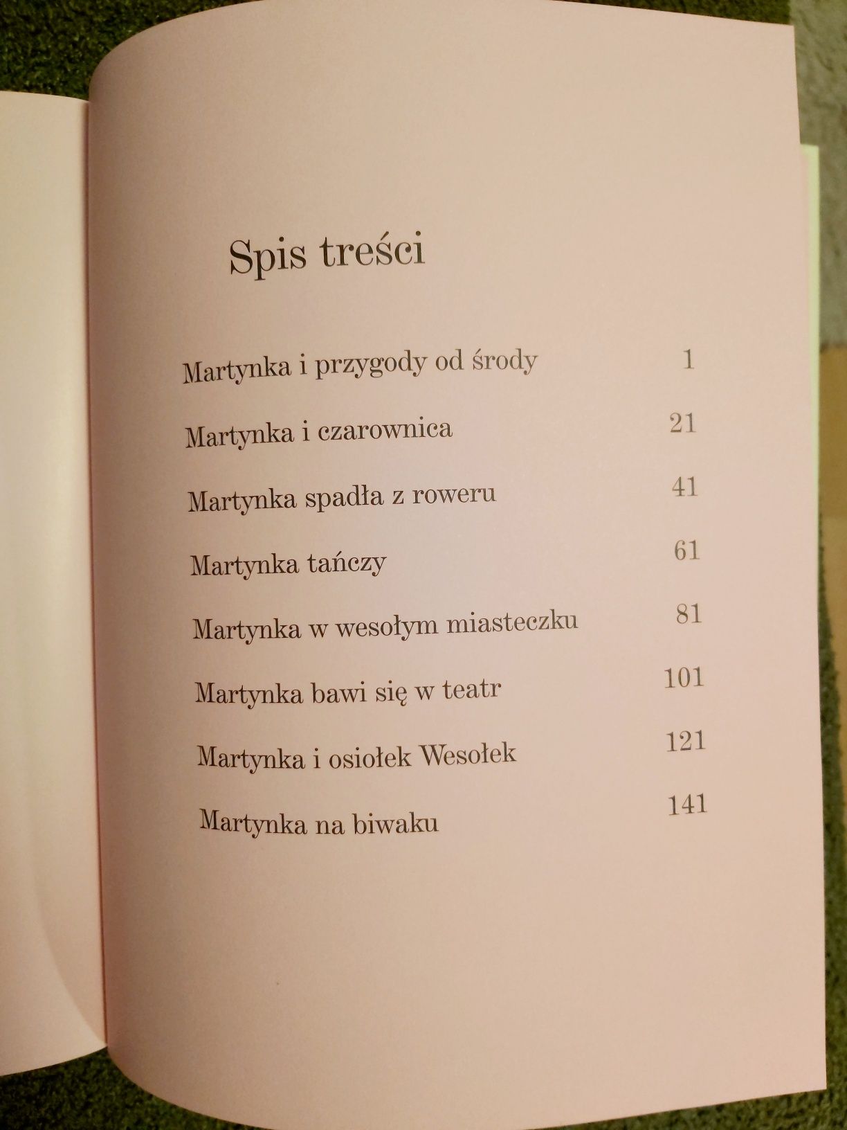 "MARTYNKA najlepsze przygody "Książka 8 opowiadań, piękne ilustracje