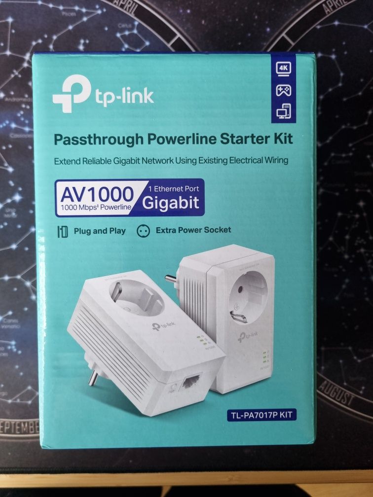 Adapter Transmiter Powerline TP-Link TL-PA7017P Kit