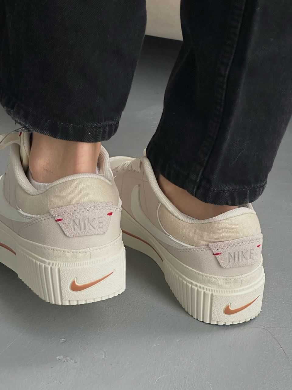 Женские кроссовки Nike Court Legacy Lift Light Beige 36-40 Новинка!