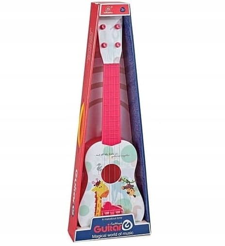 Gitara Dla Dzieci Duża 55cm Ukulele Gra Instrument