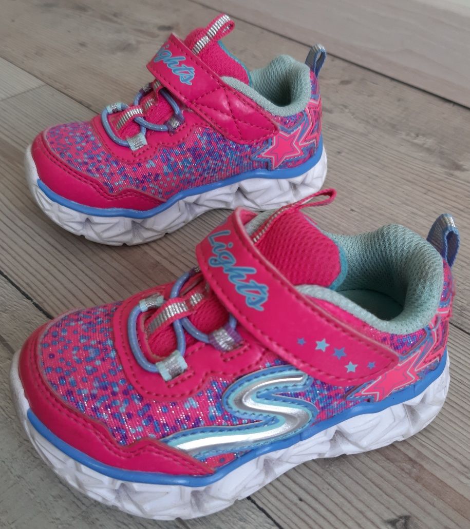 Кросівки з блимавками Skechers SLights  (р.21)