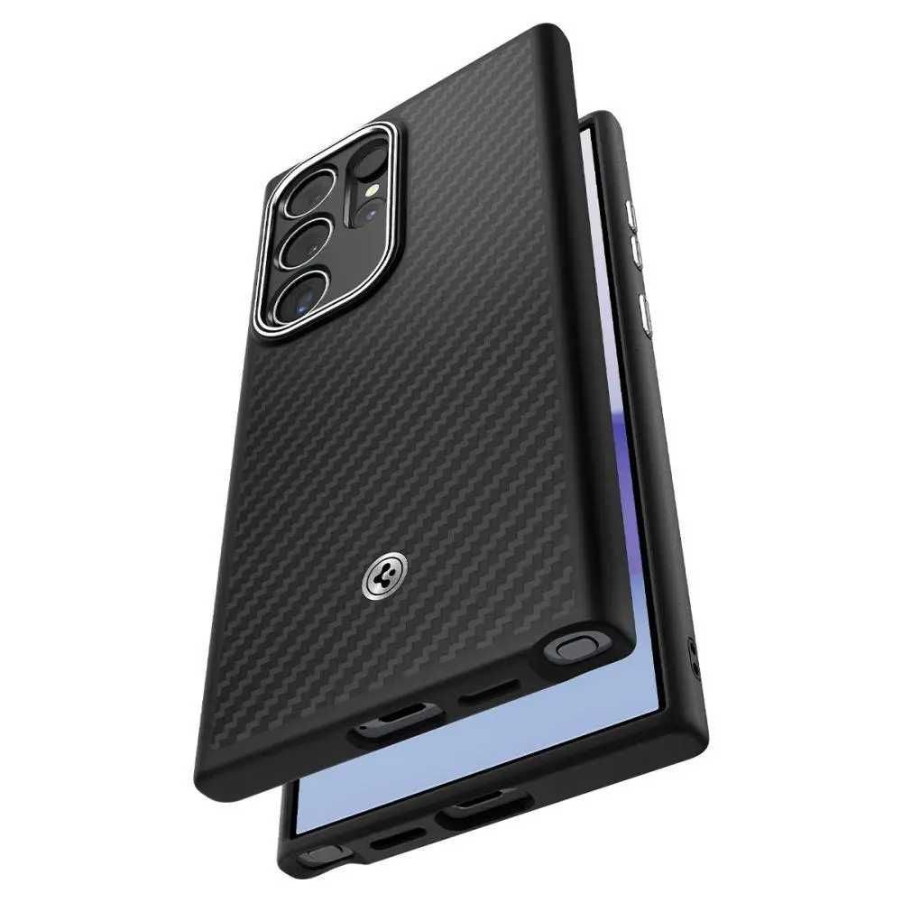Чехол Spigen Enzo Aramid MagFit   Samsung Galaxy S24 Ultra Matte Black