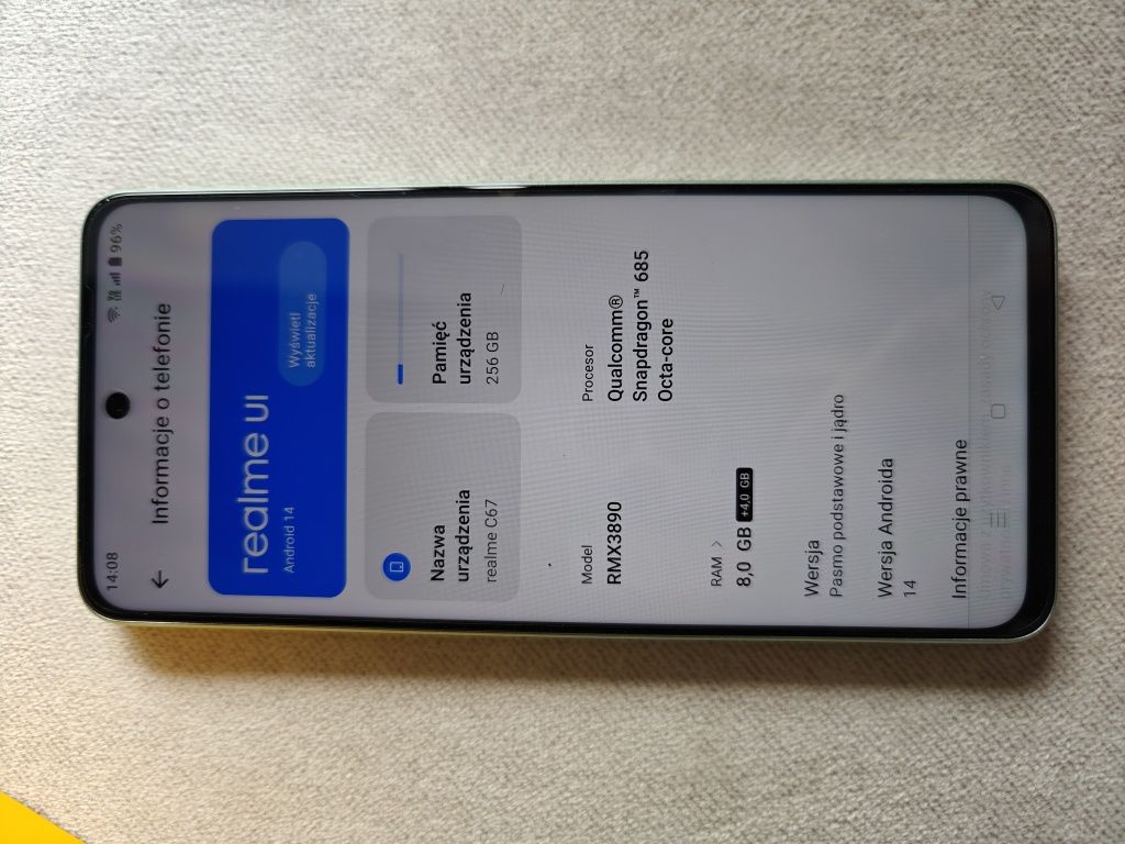 Realme C67 jak nowy
