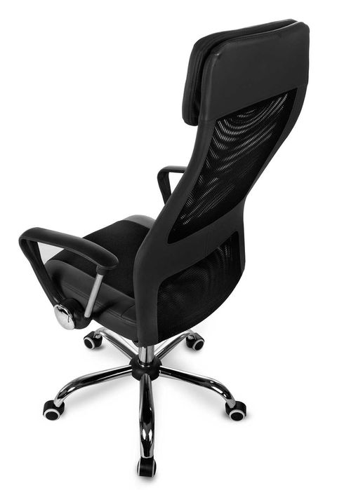 KRZESŁO OBROTOWE Biurowe Profilowane Wysokie Ergonomiczne