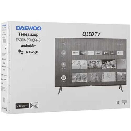 30.000 50" QLED 4K Телевизор Daewoo 50DM55UQP SmartTV/AndroidTV Турция