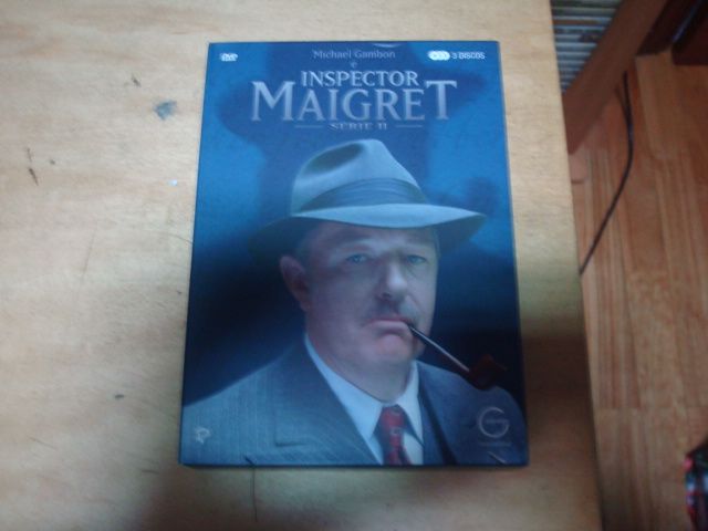 lote Séries ficheiros secretos,inspector maigret, will e grace
