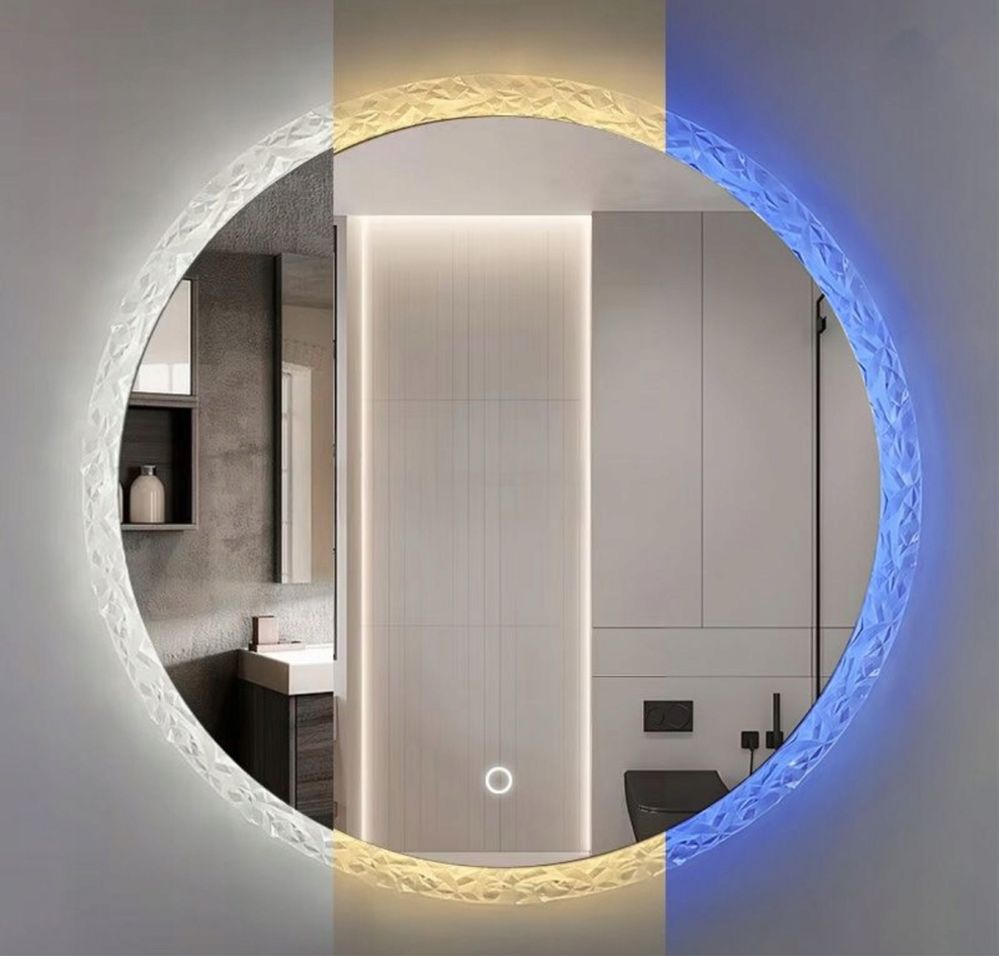 NOWE Lustro Led podświetlane sr. 60 cm