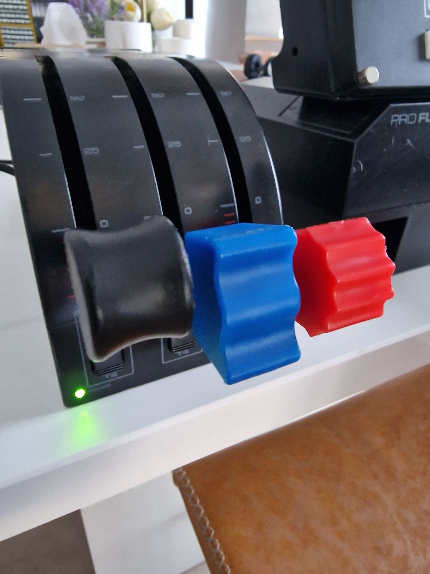 Pro flight yoke Saitek+painel múltiplo+acelaração