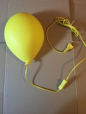 Candeeiro criança balão amarelo