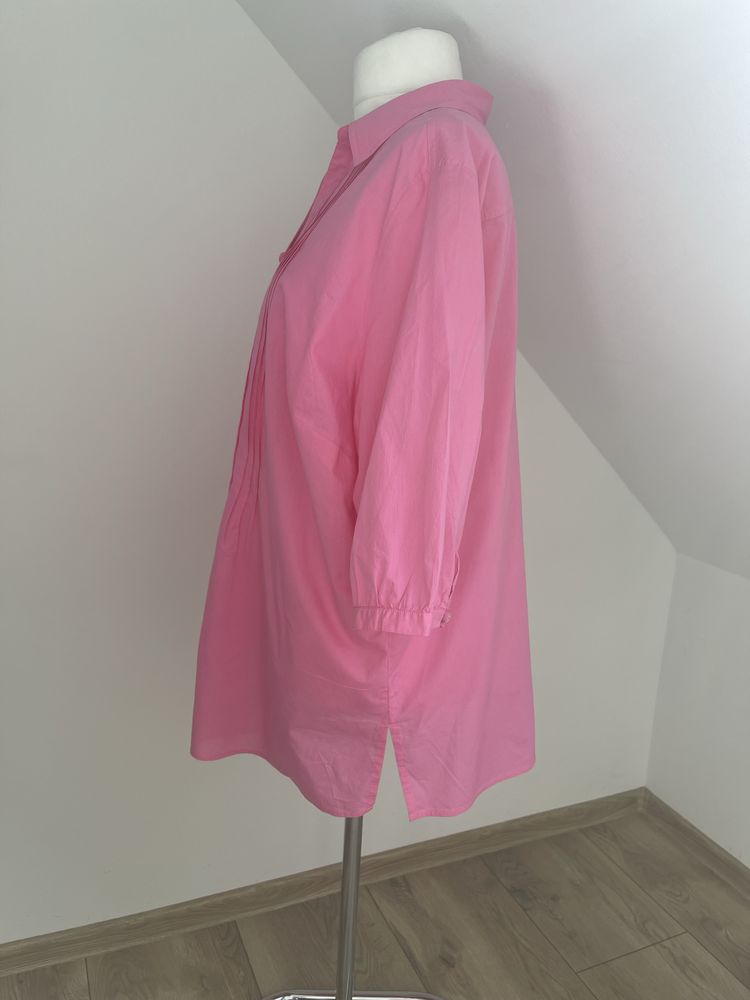 Różowa bawełniana koszula r.52