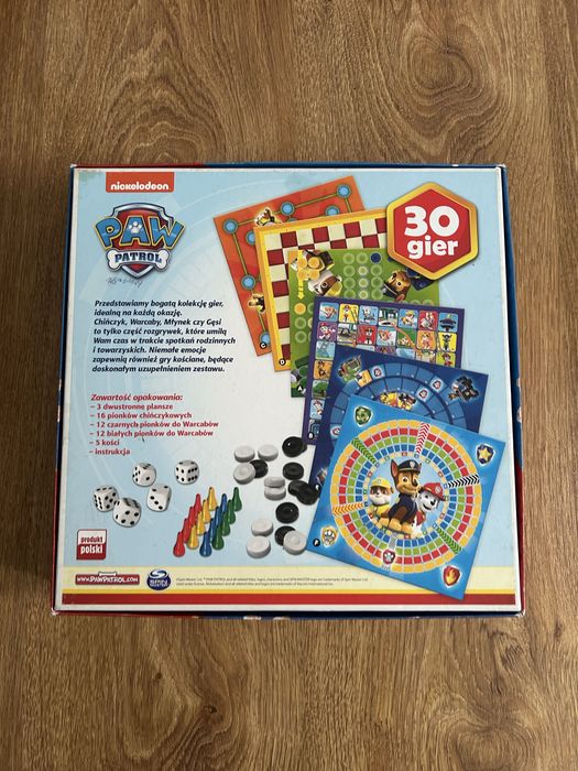 Trefl Psi Patrol 30 gier planszowych
