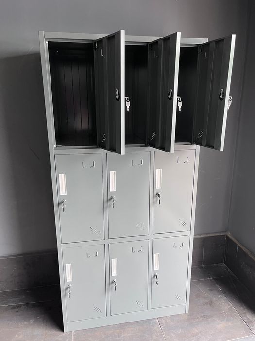 9x szafa ubraniowa pracownicza BHP metalowa zaplecze fitnes