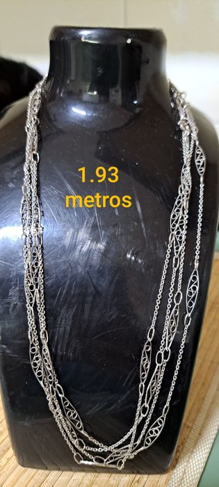 Trancelim vintage em prata filigrana.