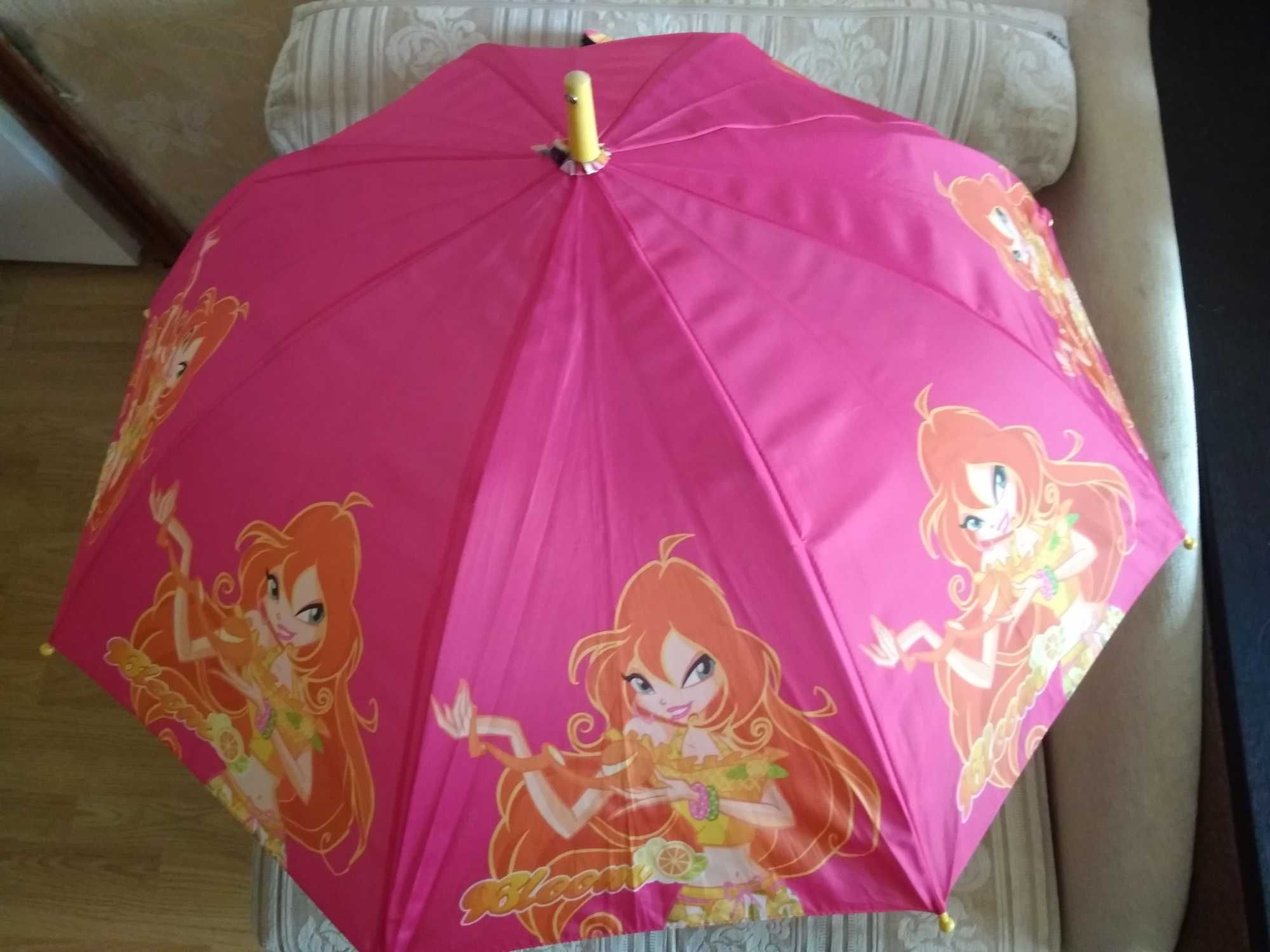 Зонтик в отличном состоянии для девочки Винкс