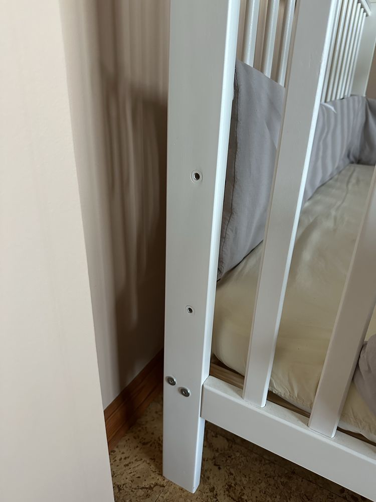 Łóżeczko niemowlęce Woodies Classic Cot 120x60