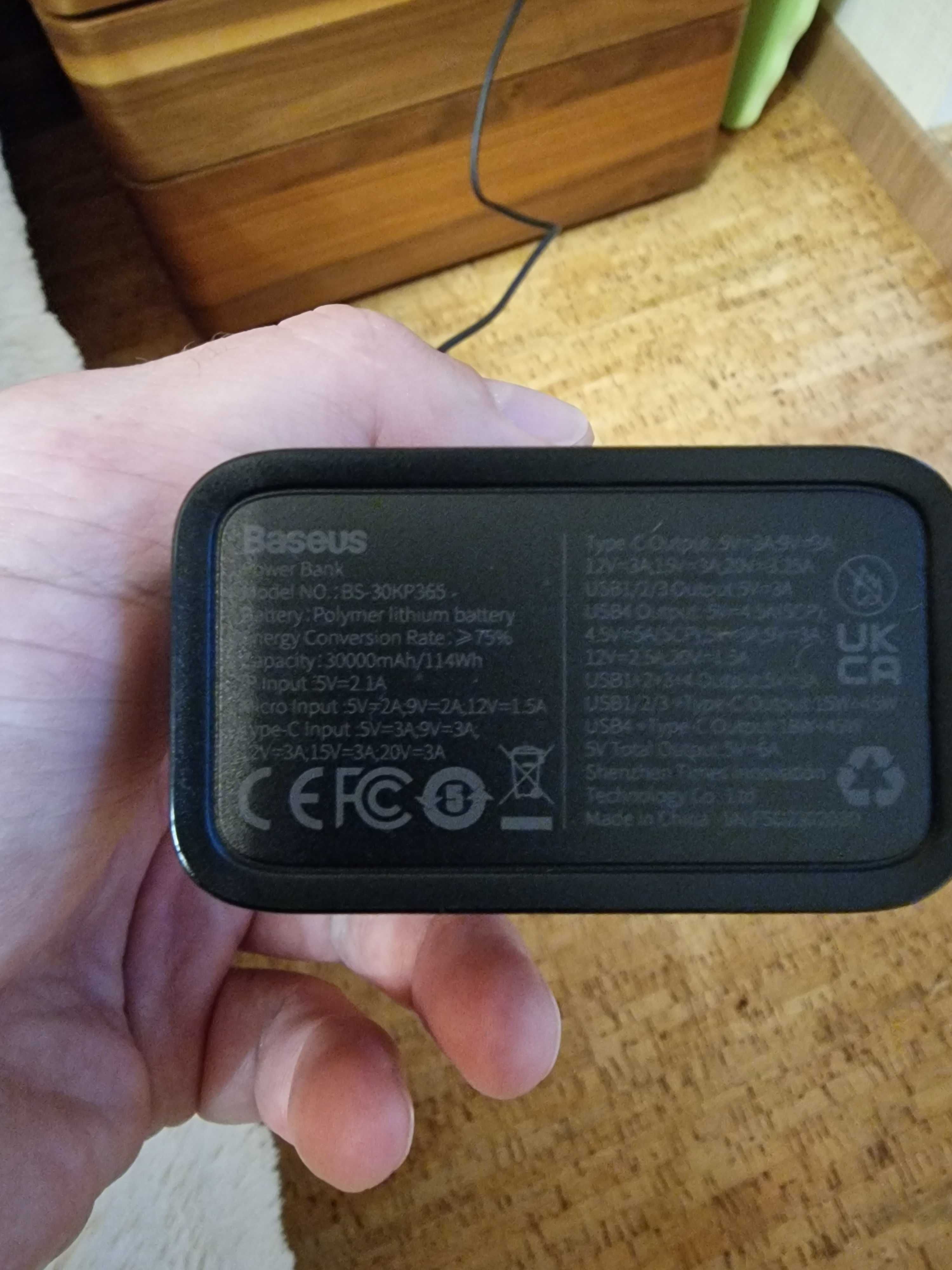 Павербанк Baseus Power Bank 30000mAh 65W PD3.0 (запакований)