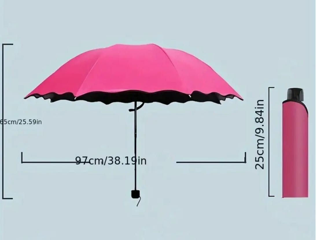 Chapéu de Chuva Rosa Novo