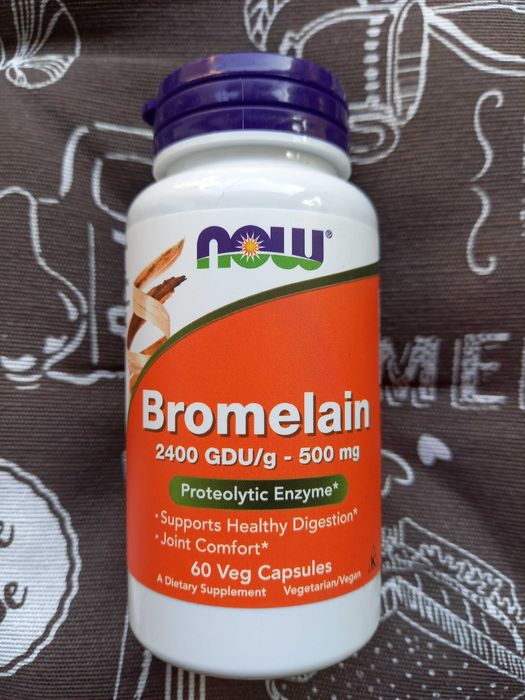 NOW Foods бромелаин бромелайн bromelain 500 625 мг California gold