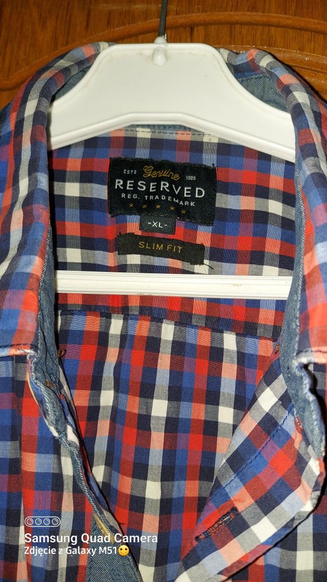 Koszula w kratę Reserved XL