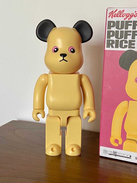 Bearbrick 400% Kellogg's Sooty the Bear Puffa Puffa Rice
