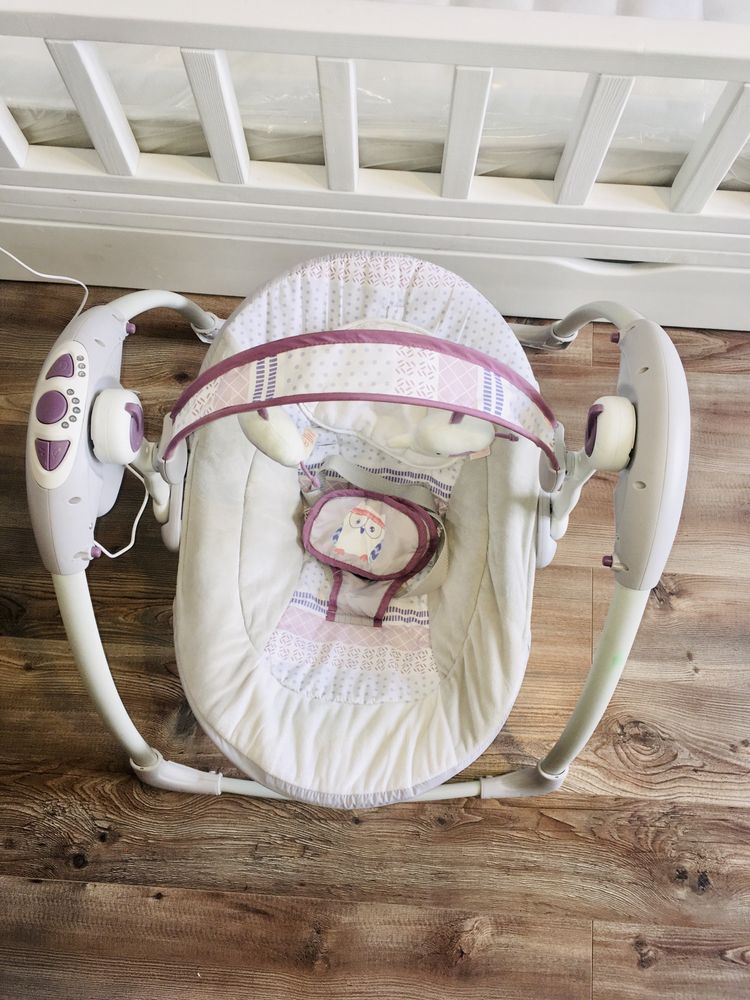 Крісло гойдалка: mastela deluxe portable swing