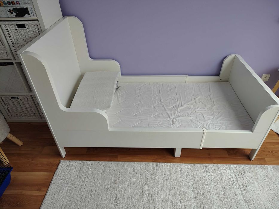 Łóżko Ikea Busunge rosnące razem z dzieckiem+materac
