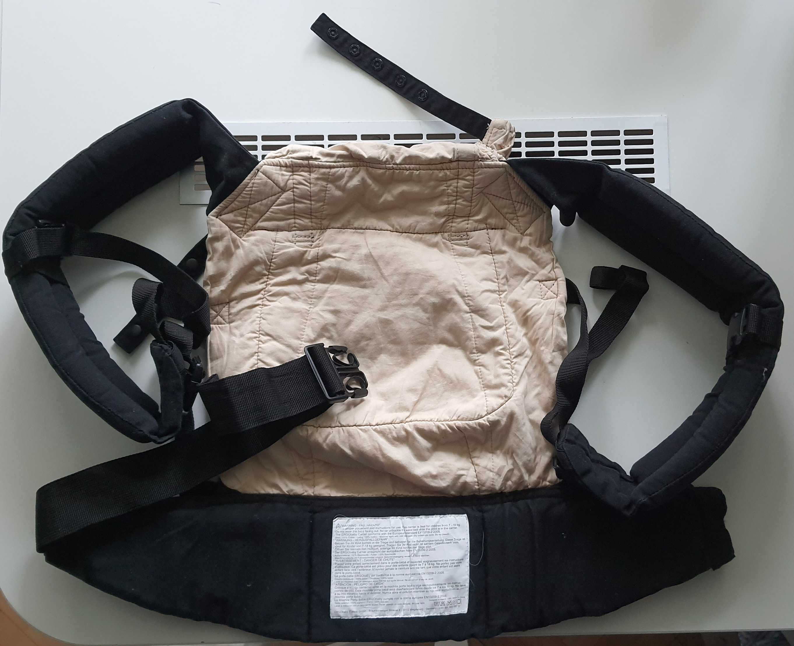 ERGObaby carrier black эргорюкзак для детей весом от 6 до 20 кг