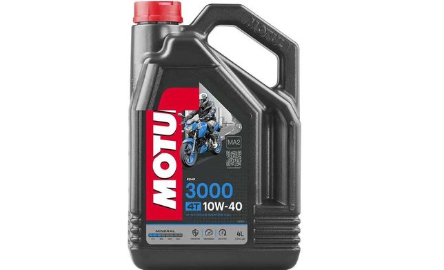 Motul 3000 SAE 10W40 Минеральное  масло для мотоциклов   4л