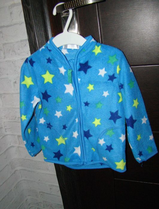 Śliczny ciepły polarek dla chłopca roz 86