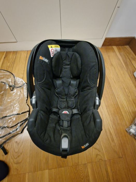 Cadeira auto BeSafe iZi Go Modular + Adaptadores + Capa Chuva – Gaia