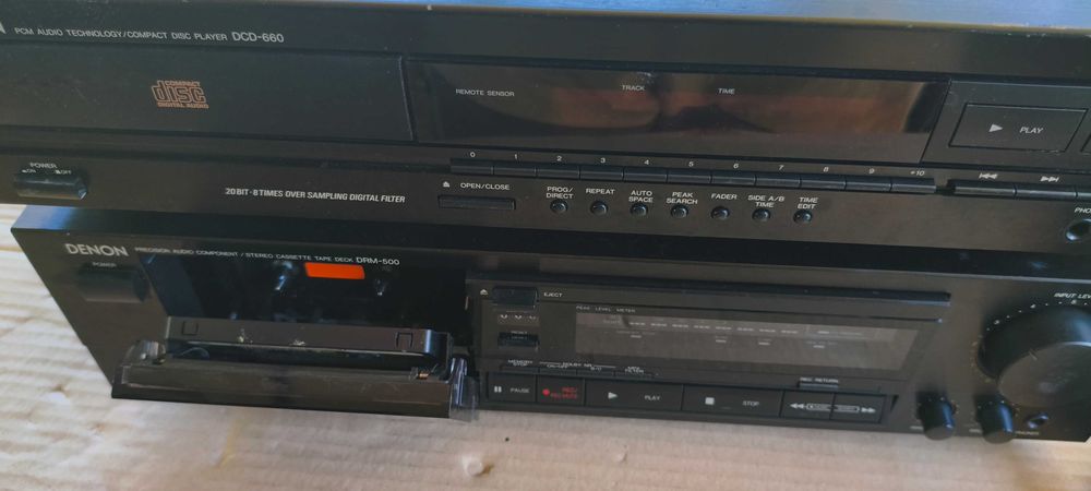 Denon Tape Deck DRM500 Disk Player DCD660