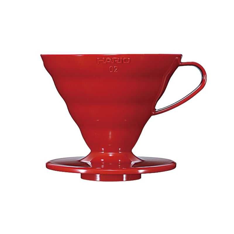 Hario plastikowy Drip V60-02 Czerwony , dripper VD-02R