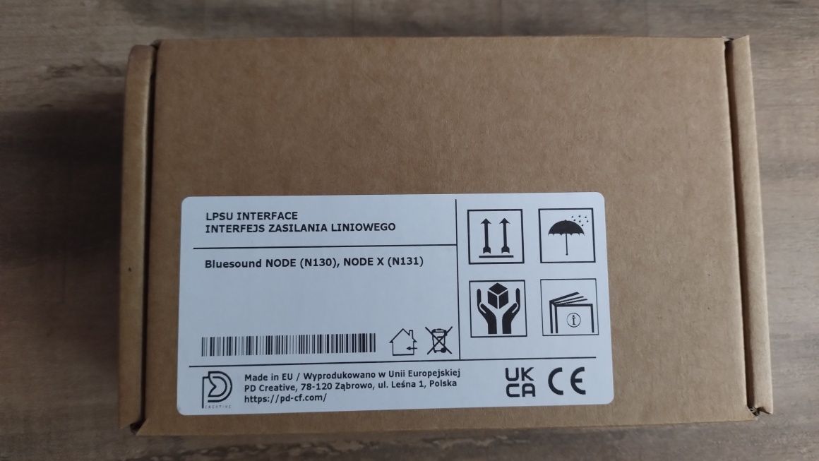 Ulepszony interfejs zasilania V2 bluesound node