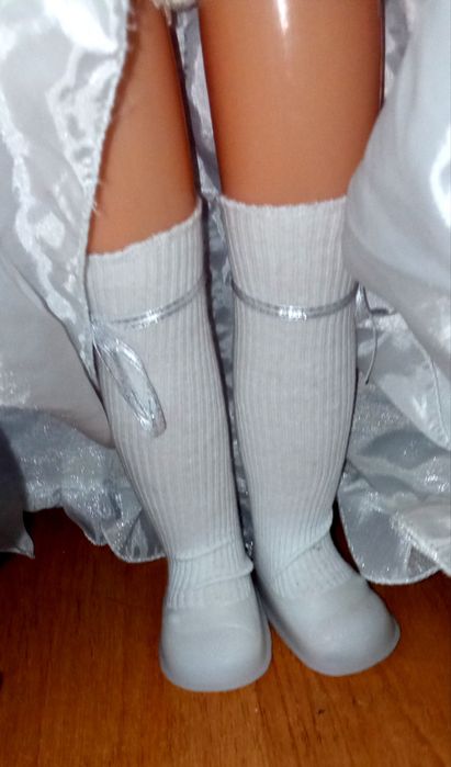 Кукла СССР.Невеста ..В свадебном платье. 60 см.