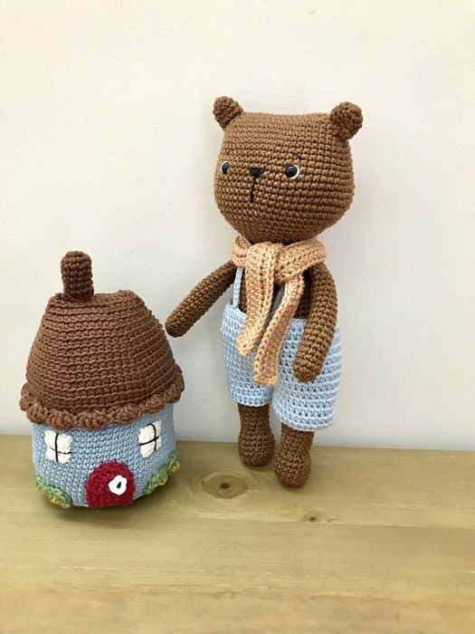 Urso em crochet/amigurumi