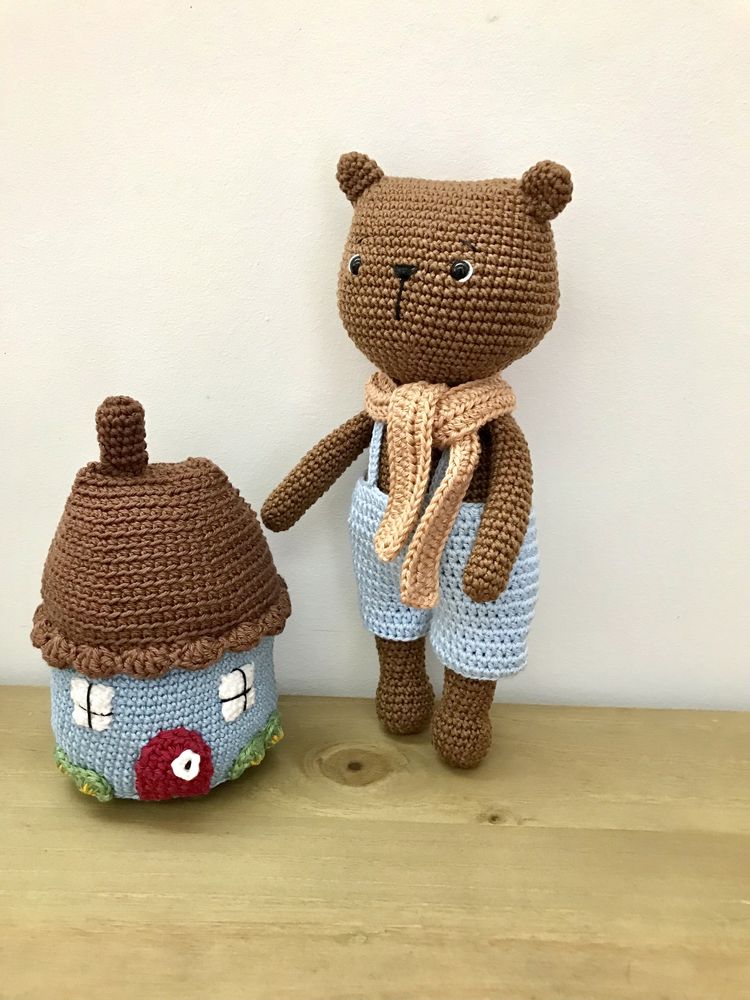 Urso em crochet/amigurumi