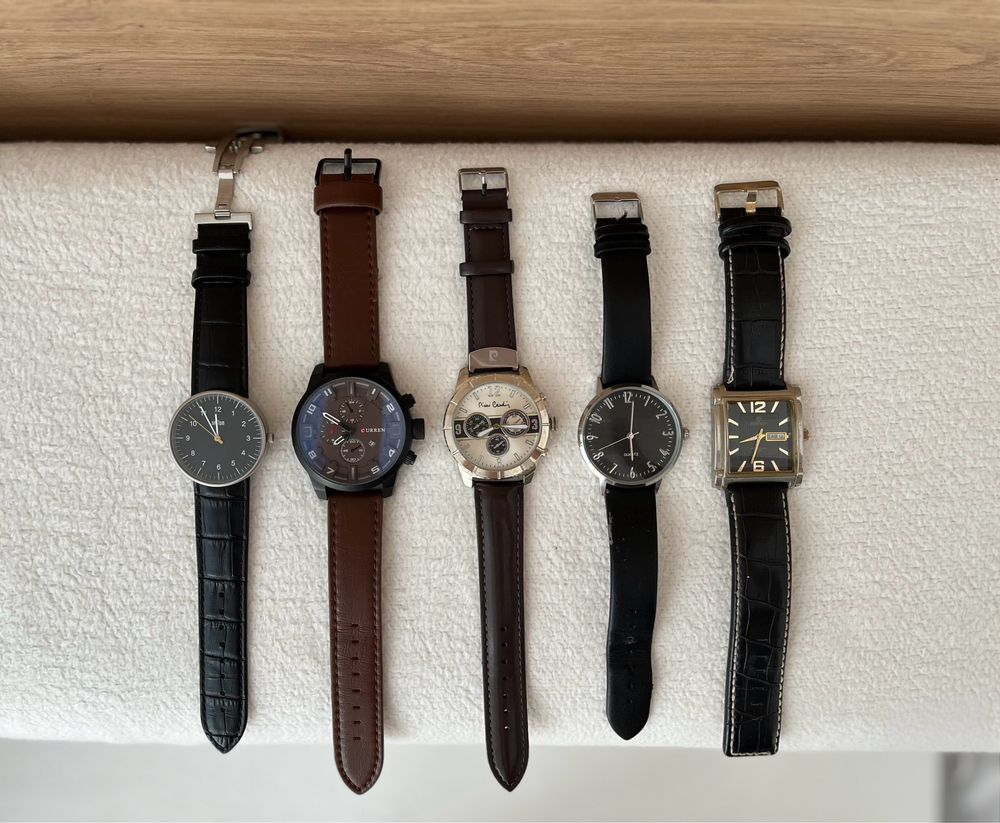 Наручні годинники чоловічі різних марок