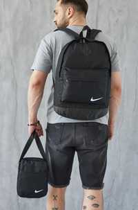 Комплект Nike сумка рюкзак + барсетка через плечо мессенджер найк