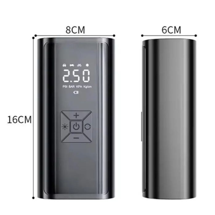 Акумуляторний компресор 6000мАh/павербанк/компрессор/подарунок