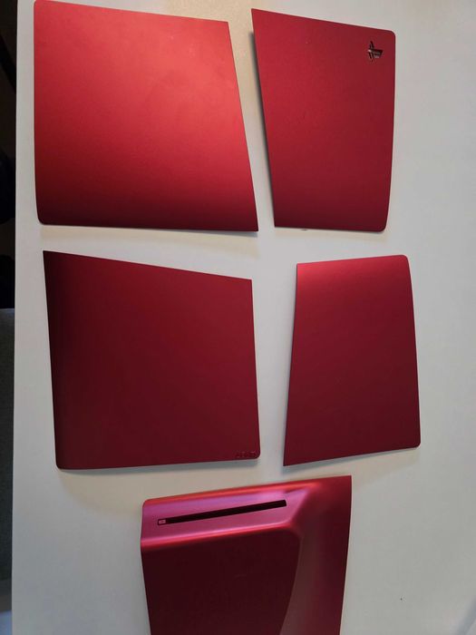 Tampas de Consola / Faceplates Playstation 5 PS5 Vermelho Vulcânico