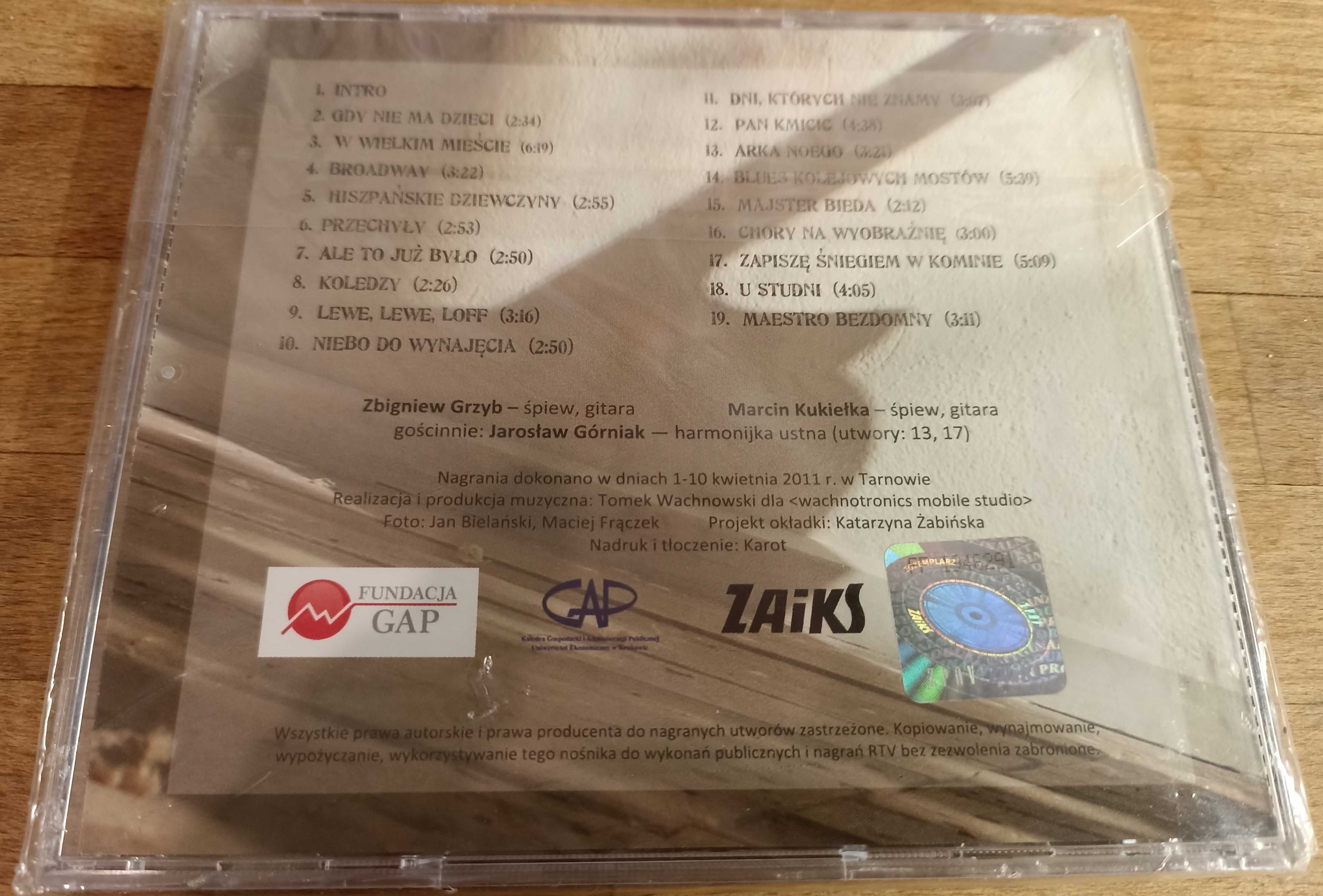 Kukieł & Zbinek "Piosenki do śpiewania" płyta CD