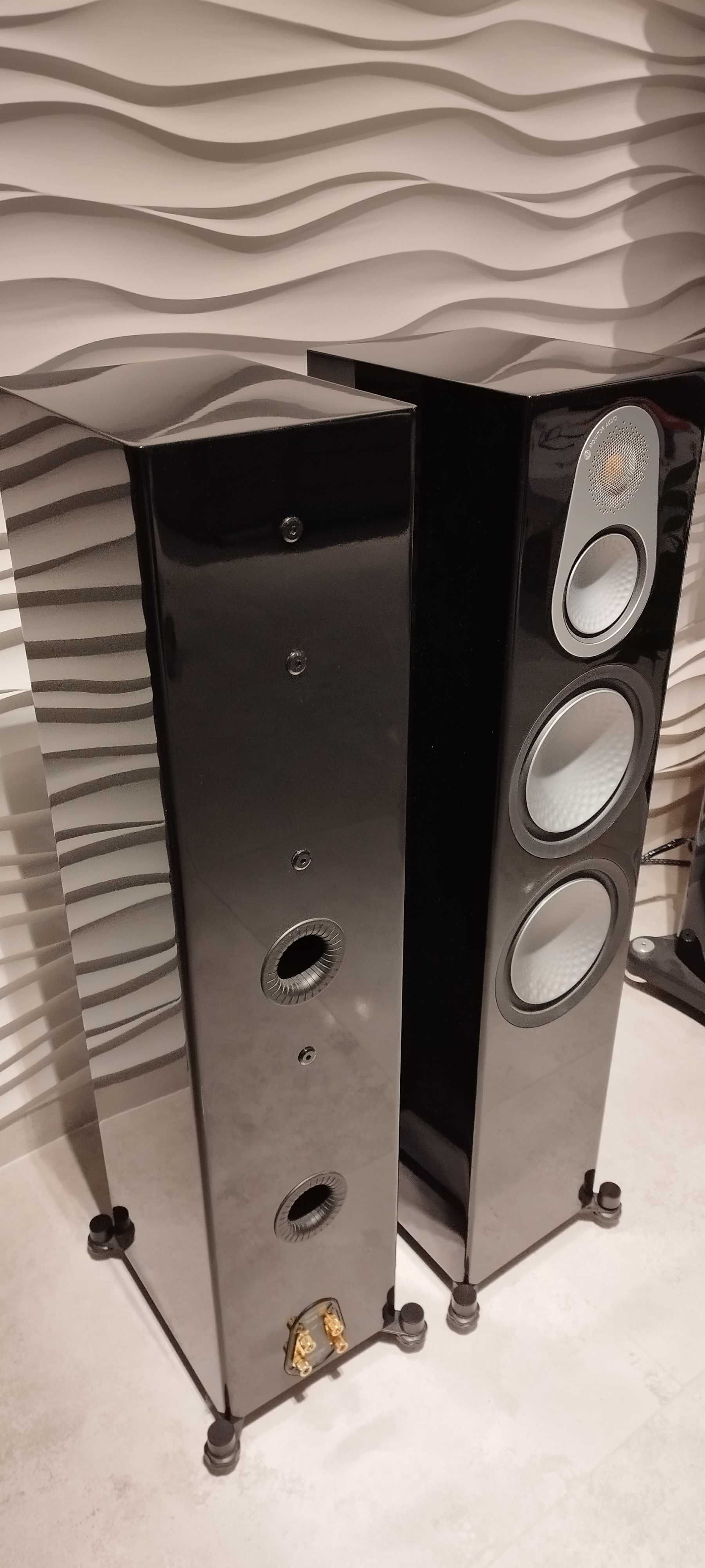 Kolumny Monitor Audio Silver 500 kolor czarny fortepianowy