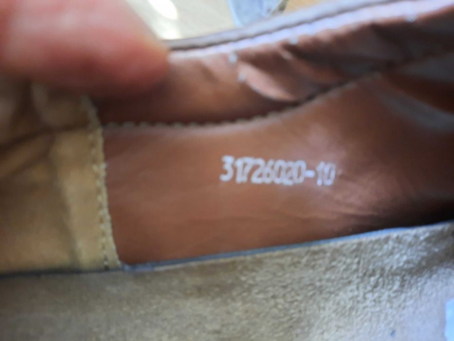 Мужские кожаные мокасины Clarks 43 р.