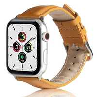 Pasek Skórzany Beline do Apple Watch 42/44/45/49mm, Jasnobrązowy