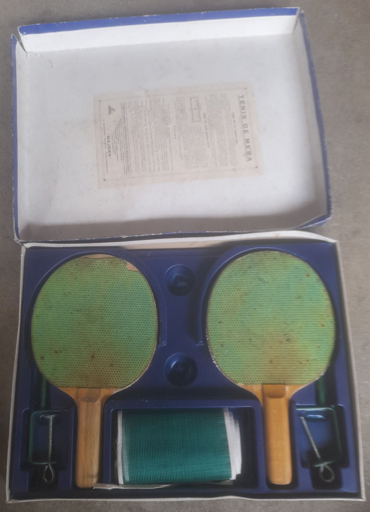 Jogo antigo de Ténis de Mesa da Majora