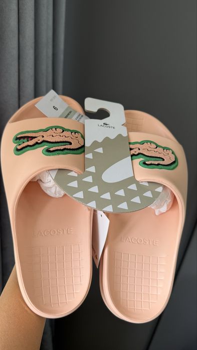 Мужские шлепанцы  Lacoste Лакост 41- 41,5 Новые