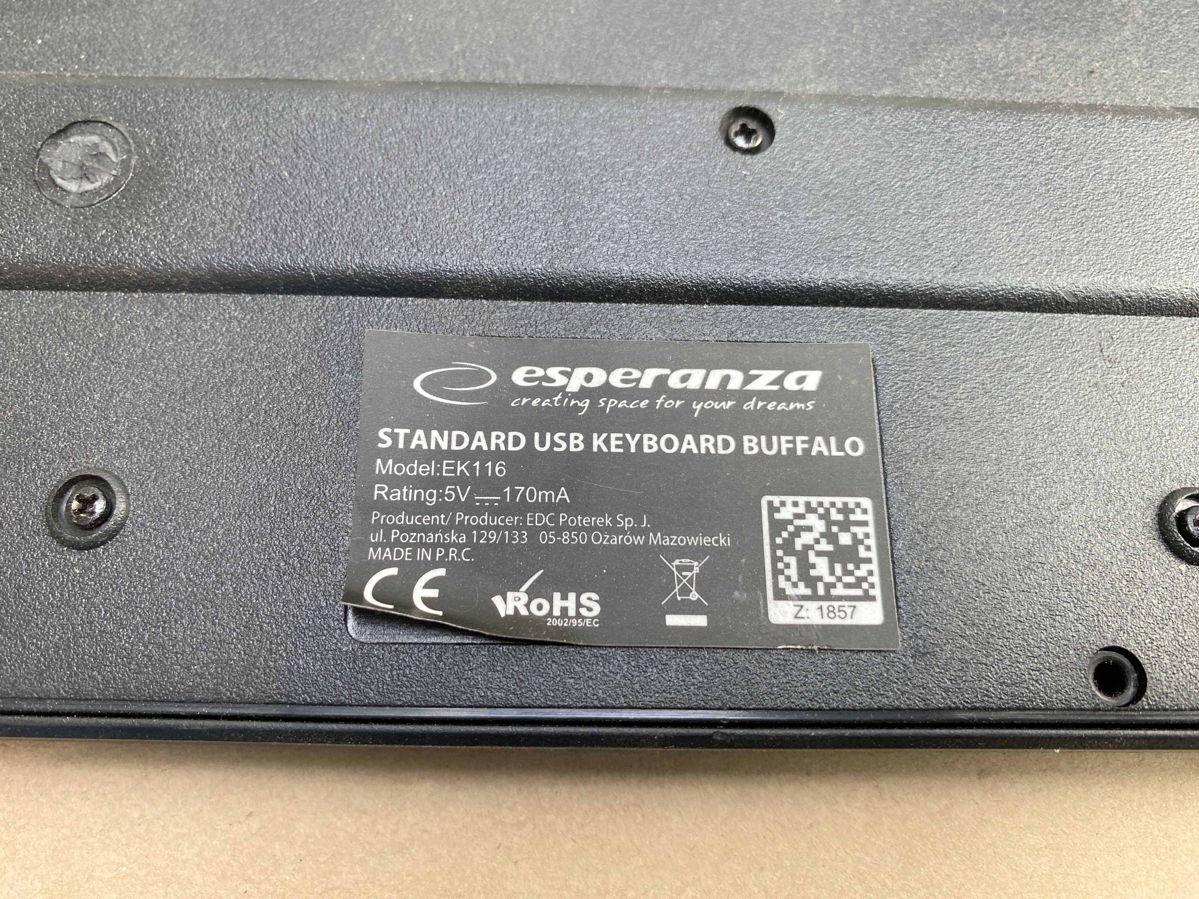 Klawiatura QWERTY Esperanza EK16