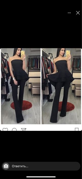 Женский брючный костюм двойка, размер С